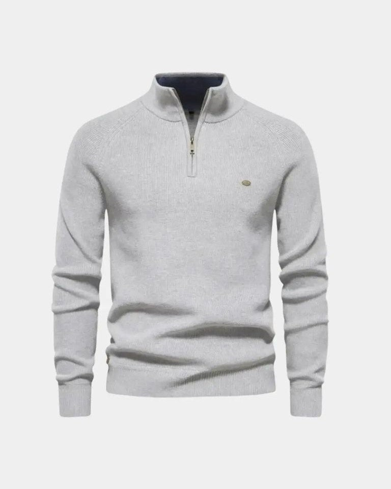 Christian™ | Sweater med Lynlås