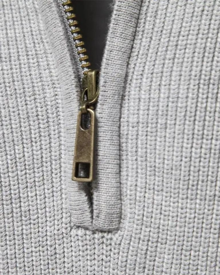 Christian™ | Sweater med Lynlås