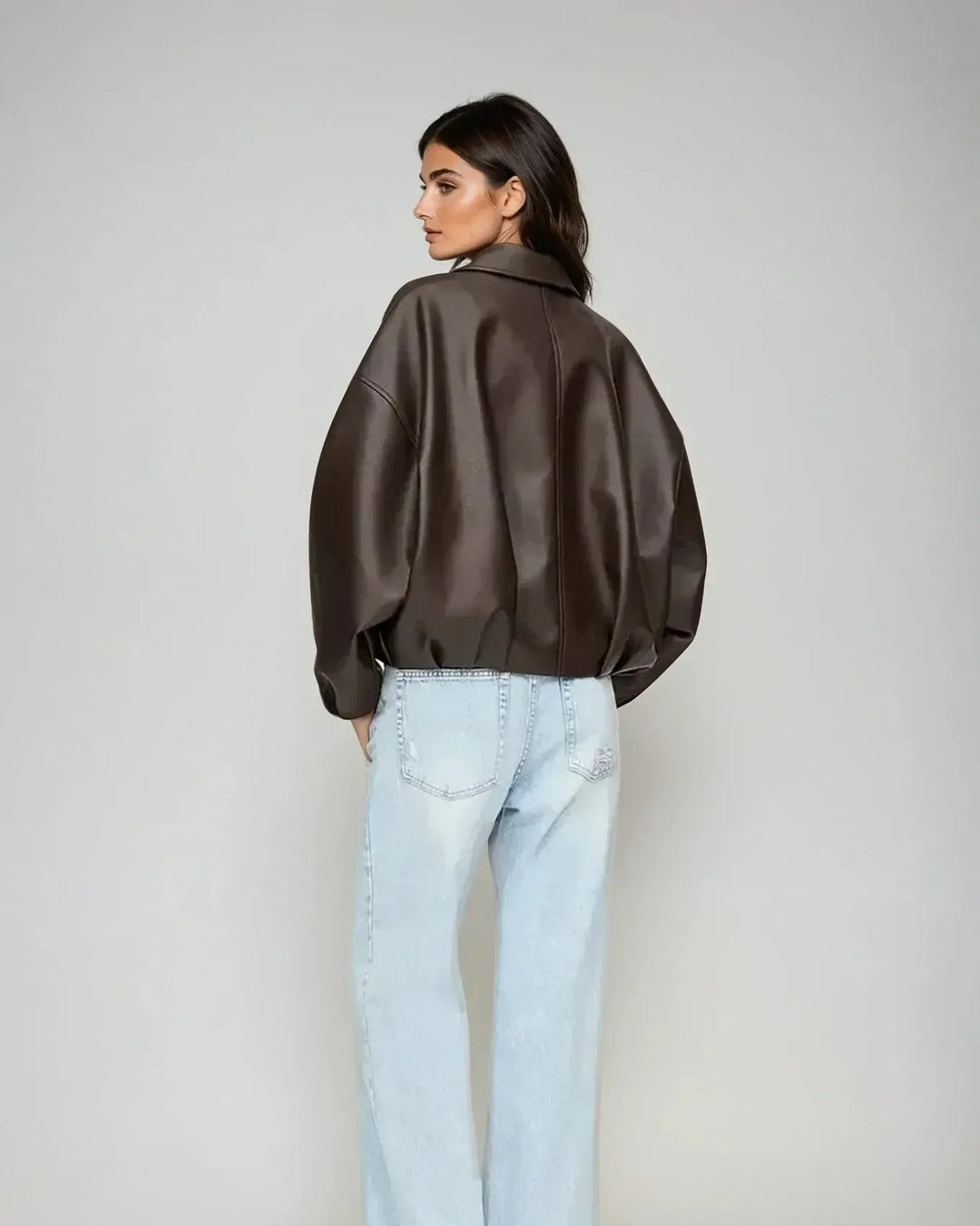 Louise | Vegansk Læderjakke