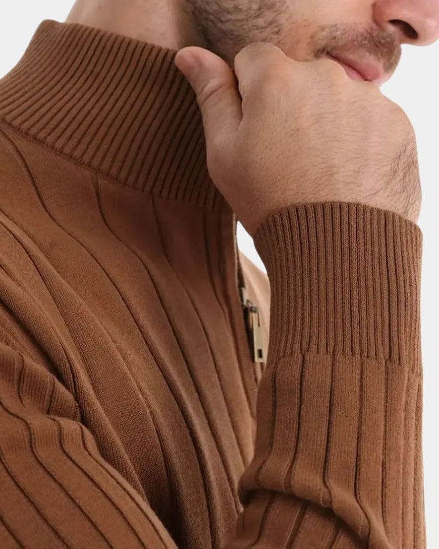 Mikkel™ | Halvzip Bomuldstrøje