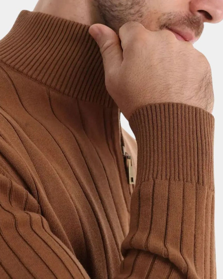 Mikkel™ | Halvzip Bomuldstrøje