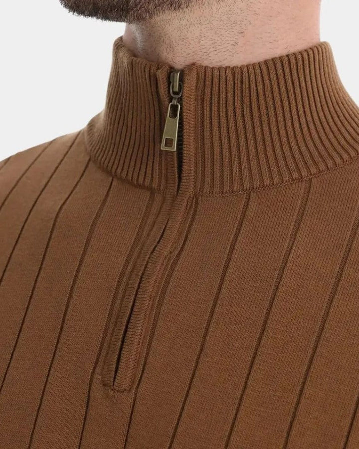 Mikkel™ | Halvzip Bomuldstrøje