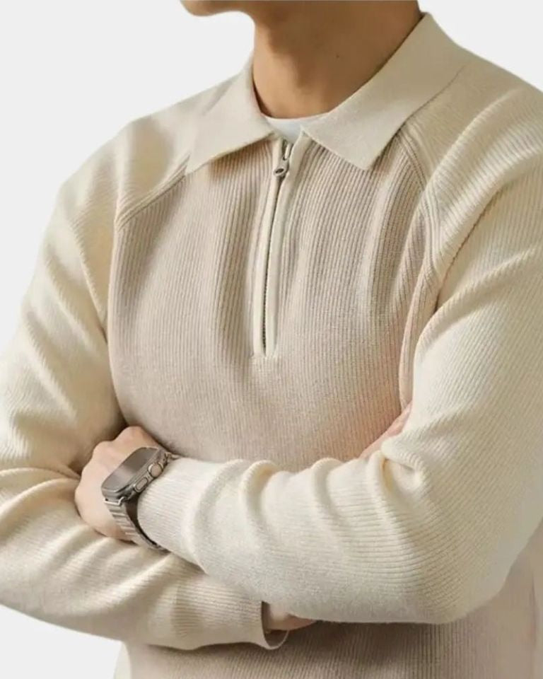 Peter™ | Ziptrøje med Raglanærmer