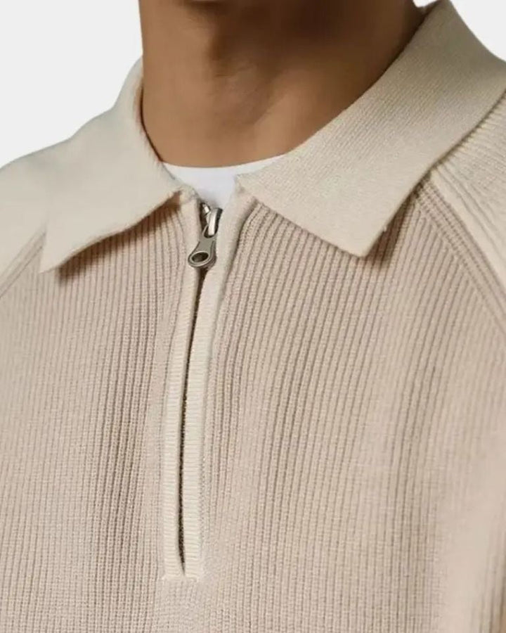 Peter™ | Ziptrøje med Raglanærmer