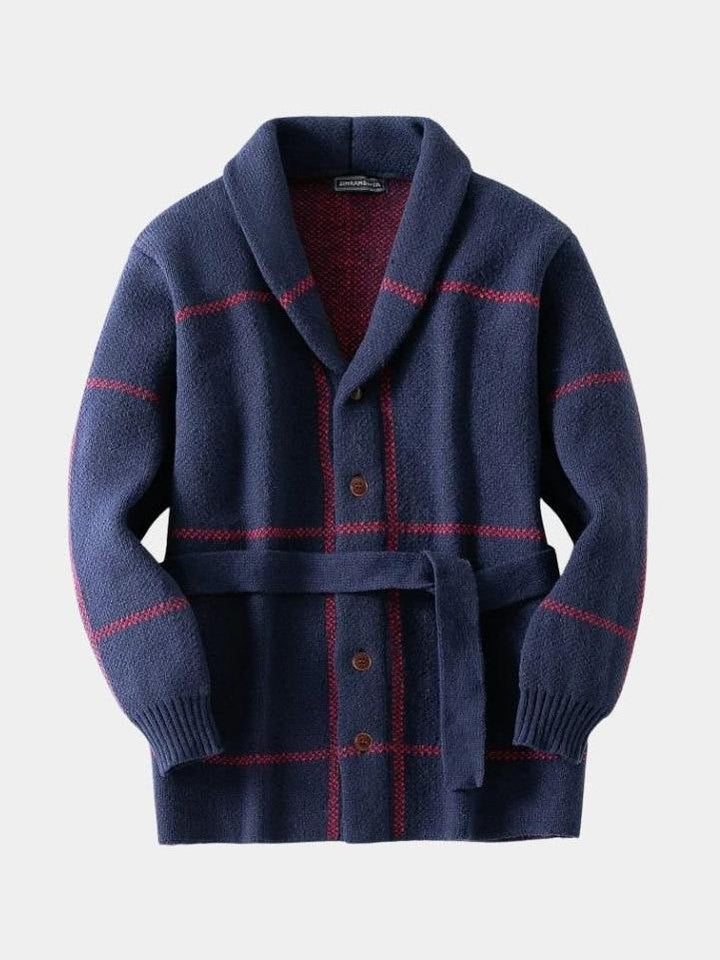 Rom™ | Strikket Frakke med Bælte