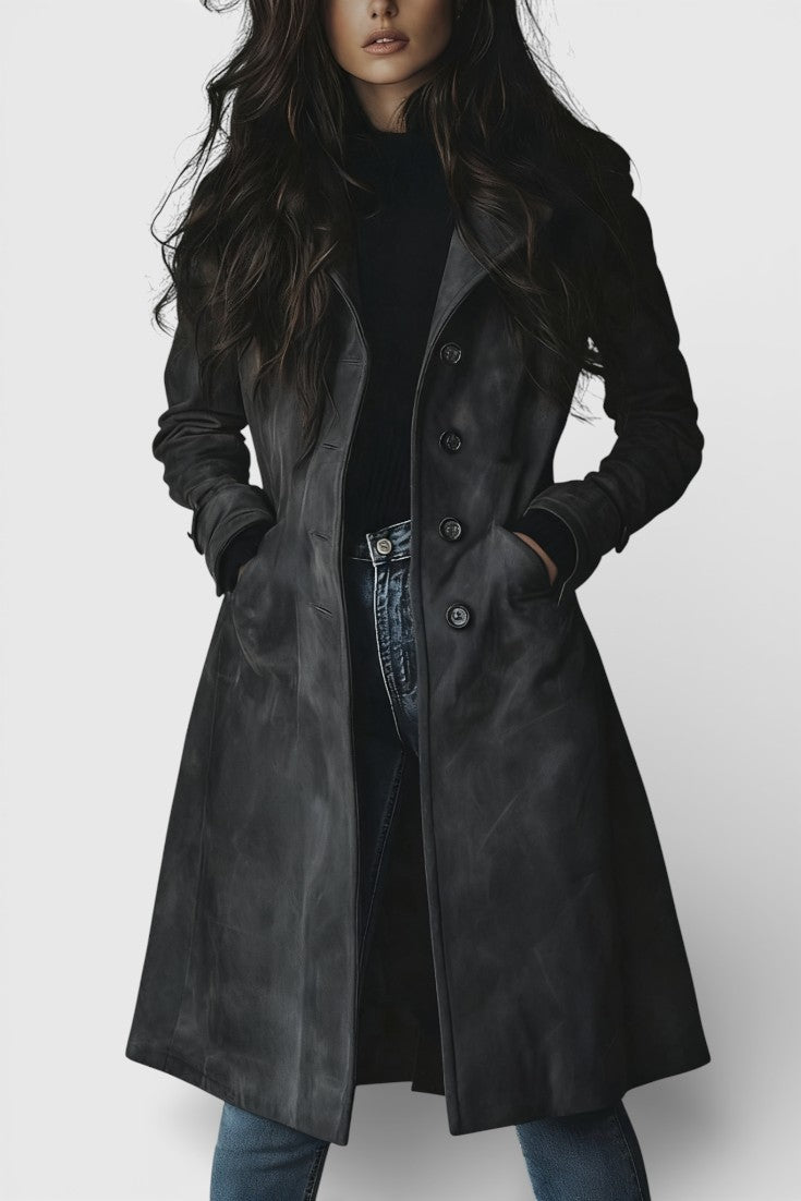 Teresa™ | Ruskinds Trenchcoat i Vintage-stil