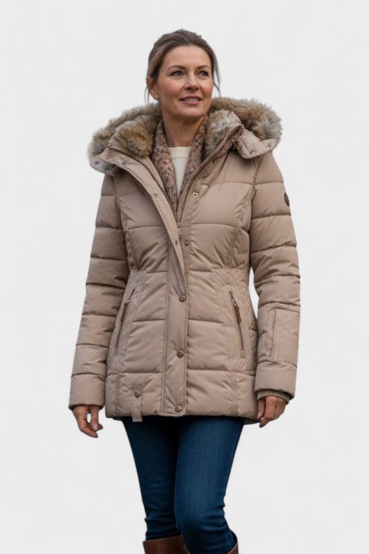 Thilde™ | Frakke med blødt pelsfor