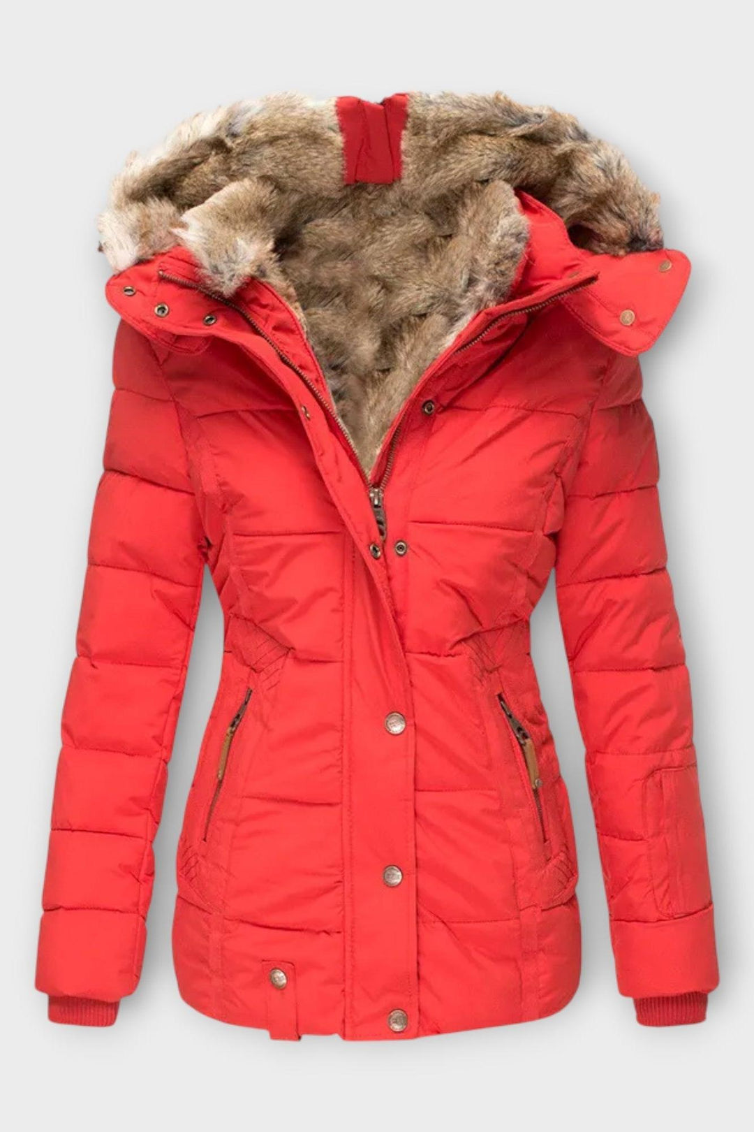 Thilde™ | Frakke med blødt pelsfor